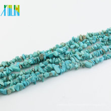 Collier raccords semi pierre précieuse pierre turquoise frites pour les bijoux